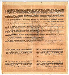 Облигация 10 рублей 1918 Псков Псковский городской заем