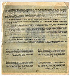 Облигация 40 рублей 1918 Псков Псковский городской заем