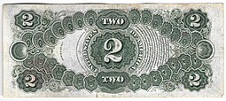 Банкнота 2 доллара 1917 США