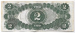 Банкнота 2 доллара 1917 США