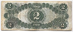 Банкнота 2 доллара 1917 США