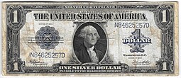Банкнота 1 доллар 1923 Серебряный сертификат США 
