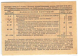 Лотерейный билет 1 рубль 1932 7-я всесоюзная лотерея ОСОАВИАХИМ