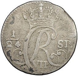 Монета 2 1/2 шиллинга 1787 Шлезвиг-Гольштейн