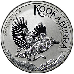 Монета 1 доллар 2024 Австралийская кукабара Австралия